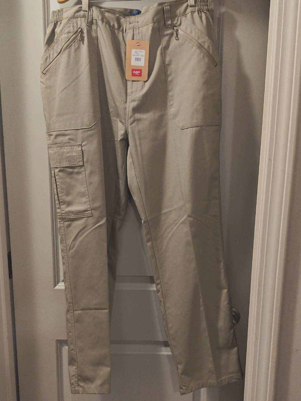 Men's Cargo Pants in Light Khaki - Durable Everyday Workwear